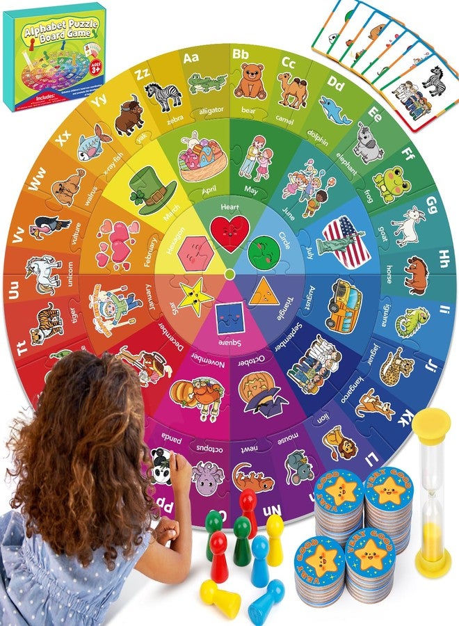 Edulok Floor Puzzles for Kids, Toddler Jigsaw Puzzles, Alphabet ABC Puzzle, Learning Puzzle Games, Kindergarten Educational Toys, Preschool Learning Activities, Homeschool Supplies, Kids Board Games - Image 1